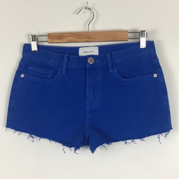 NWT Current/Elliott Boyfriend Short in Nautical Blue Size 24‎ - Picture 6 of 8